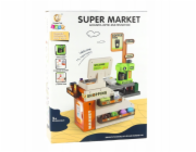 LeanToys Pokladna, obchod, kavárny, příslušenství, světla, zvuky, 70 ks.