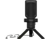Genesis RADIUM 250 USB mikrofon, ČERNÝ STOJAN (NGM-2352)