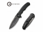 CIVIVI Nůž s knoflíkovým zámkem Praxis Alu Black Damast