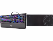 PREYON Klávesnice Preyon LONG Claw Brown Keyboard (PLCB104B) + herní podložka Preyon Falcon Speed XL (PFS90)