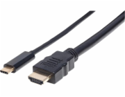 Manhattan kabel USB-C na HDMI 2m černý (151764)