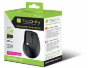 Techly Bezdrátová myš 2,4 GHz RF USB ergonomická 8000 dpi