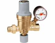 Caleffi Automatický plnicí ventil pro instalaci s možností připojení tlakoměru nebo s tlakoměrem (553640)