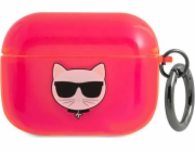 Karl Lagerfeld KLAPUCHFP Choupette ochranný kryt pro AirPods Pro růžový
