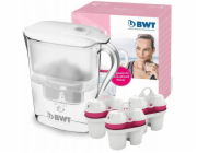BWT Filtrační konvice Siljan Filtrační konvice na vodu 3,3 l bílá + 3 hořčíkové patrony