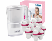 BWT filtrační konvice Vida filtrační konvice na vodu 2,6 l bílá + 6 hořčíkových patron