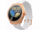 Gravity Chytré hodinky Smartwatch růžovo-zlaté bílé GT25-5