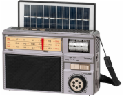 Kruger&Matz Přenosné analogové solární rádio model KM0831