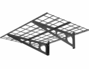 Ergosolid PG24B - Závěsná kovová garážová police. Pevná až do 90 kg!