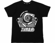 SLIDE Tričko TurboWorks, černé, velikost S