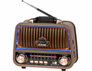 Kruger&Matz Přenosné analogové solární rádio model KM0833