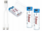 CSL-Computer 2x dobíjecí lithium-iontová baterie 18650 20...