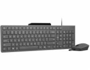 Lenovo 310 USB-A Wired Combo US English GX31R09775 Černá