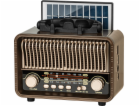 NoName Přenosné analogové solární rádio Kruger&Matz model...