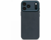 Elmarc Decoded Leather Backcover - ochranný kožený kryt pro iPhone 17 Pro Max kompatibilní s MagSafe (tmavě modrá)