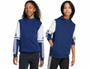 Adidas Dětská mikina s kapucí Squadra 25, tmavě modrá, JD4804 128 cm