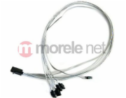 Adaptec SFF 8643 – SATA x4, 0,8 m, šedá (2279800R)