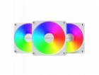Montech Fan GF120 V2 ARGB PWM bílá sada 120mm ventilátorů...