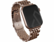 Burga Kovový náramek Chic Royal pro Apple Watch 42/44 mm (růžové zlato)