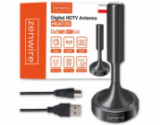 Zenwire Vnitřní pozemní televizní anténa DVBT2 HEVC H.265 vnitřní silná 5M