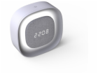 Techly IC-CLOCK-56WH digitální budík šedý, bílý