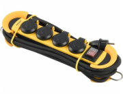 Philips Prodlužovací kabel do dílny, 4 zásuvky, 3 m, 3680 W