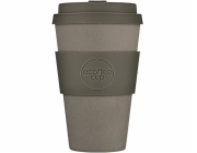 Ecoffee cup Ekologický kelímek na kávu, kelímek s sebou, jednobarevný, šedý, 400ml
