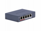 Hikvision PŘEPÍNAČ POE DS-3E0105P-E/M(C) 4PORTOVÝ PŘEPÍNAČ