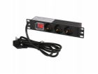 ExtraLink 10 1U 3 ZÁSUVKA TYP EU POWER PDU S SPÍNAČEM PDU...