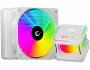 Rampage INFINITE V120 vodní chlazení 120mm ARGB vodní chlazení, teploměr, bílá