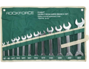 Rockforce Sada 12dílných otevřených klíčů (6-32 mm) na plátně