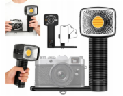 LensGo Ruční LED lampa 40W Cob Retro pro foto a video Cri96 držák pro telefon a fotoaparát / 40shc