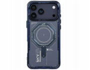 SKINARMA Pouzdro Magma pro iPhone 17 Pro s magnetickým nabíjením, modré