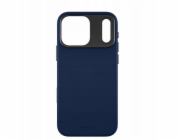 Yaxo Leather Gear Slim Case MagSafe iPhone 17 Pro tmavě modrá