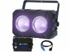 LIGHT4ME UV CANNON jevištní roleta 2x50W UV COB LED