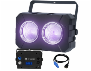 LIGHT4ME UV CANNON jevištní roleta 2x50W UV COB LED