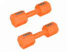 HMS HL03 Nastavitelné činky oranžové 2 x 2,5 kg