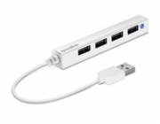Speedlink SNAPPY SLIM USB Hub 4-Port, USB 2.0, Passive, white
