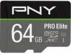 PNY Paměťová karta PRO Elite MicroSDXC 64 GB třída 10 UHS...
