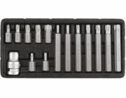 Yato Bezpečnostní šroubovákové bity Torx T20-T55 15 ks (YT-0417)