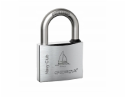 Gerda Visací zámek z nerezové oceli chrom 50mm NAVY CLUB (KCNP50)