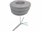 NetRack Síťový kabel Twisted Pair LAN Cat 5e UTP, šedý, 1...