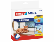 Tesa Gumové těsnění 9mm P-profil bílé 25m (0539102)