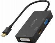 Orico Adaptér AV, adaptér Orico Mini DisplayPort na HDMI, VGA, DVI