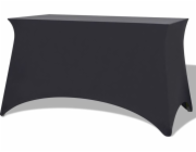 vidaXL Elastický ubrus na stůl 183 x 76 x 74 cm, 2 ks, antracitový (šedý)