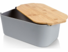 Vilde Chlebník s bambusovou deskou, šedý 259302