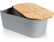 Vilde Chlebník s bambusovou deskou, šedý 259302