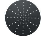 NoName Dešťová sprchová hlavice RAINBOW.OK.23.CZ KULATÁ DEŠŤOVÁ SPRCHOVÁ HLAVICE ČERNÁ 23 CM // NHDESZ-23-OKR-CZARNA