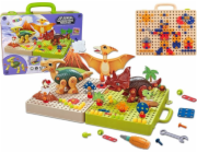 LeanToys Sada šroubováků DIY Dinosaurs