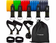 Trizand Tréninkový pás 22716 různých úrovní odporu v sadě 5 vícebarevných kusů